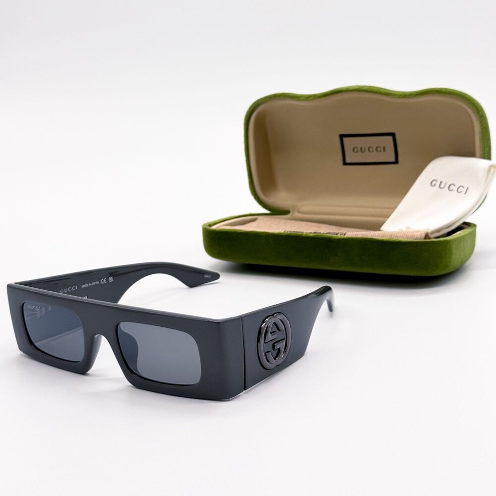 NEW GUCCI SUNGLASSES GG1646S 006 GRAY UNISEX EYEWEAR GUCCI